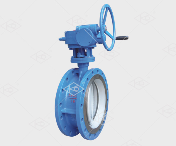 D343H worm gear hard seal butterfly valve