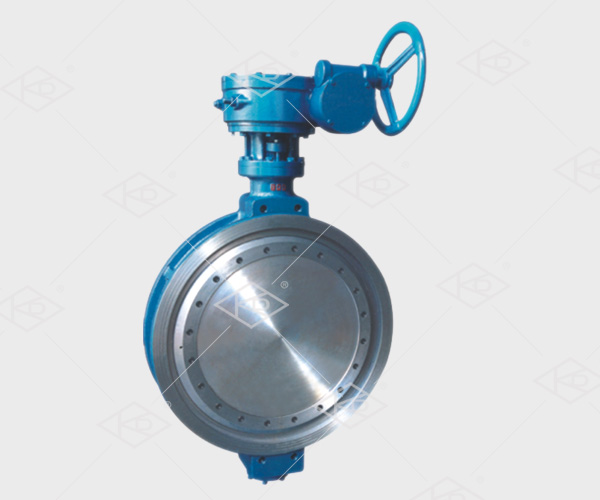 Triple eccentric multi-level hard sealed clamp butterfly valve