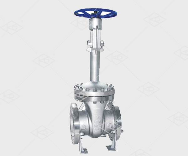 Pound scale low-temperature gate valve