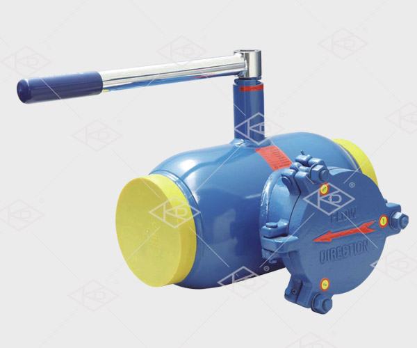 Filter type fully welded ball valve