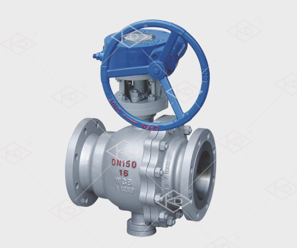 Fixed flange ball valve