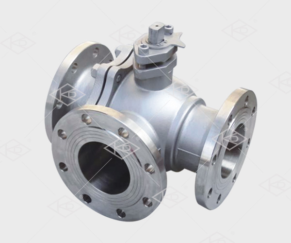 Q44F stainless steel three-way ball valve