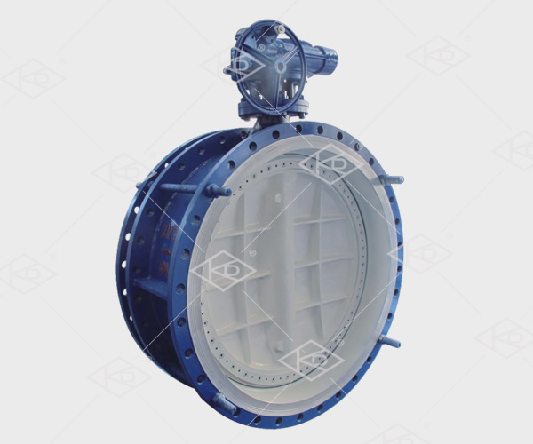 Manual flange telescopic butterfly valve