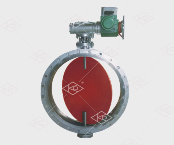 Ventilation butterfly valve