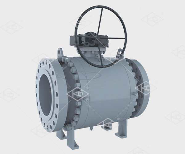 Forged steel split ball valve